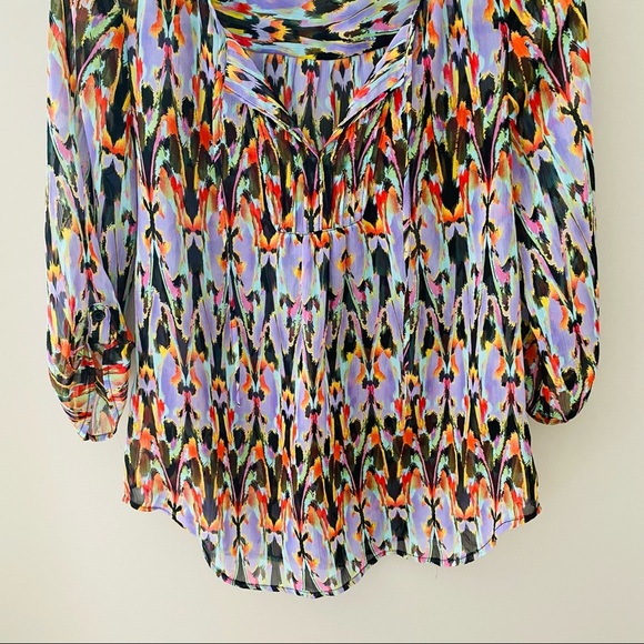 Express Pullover Blouse Sz XS - Picture 3 of 11